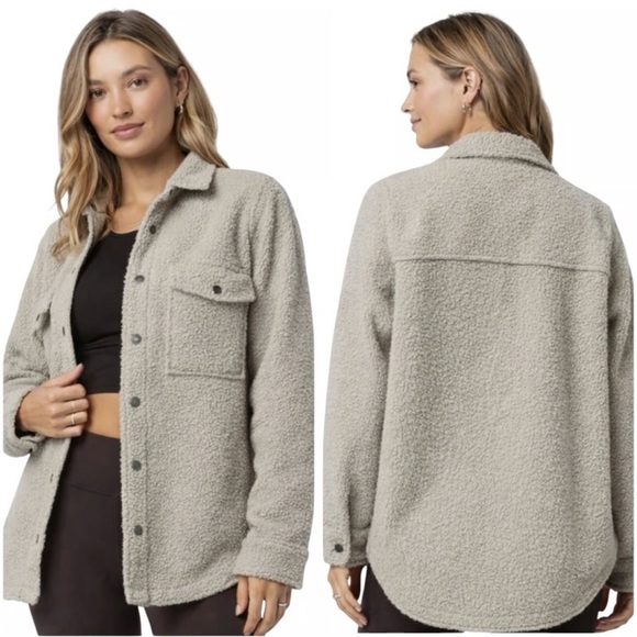 Vuori Jackets & Blazers - Vuori Beige Teddy Jacket